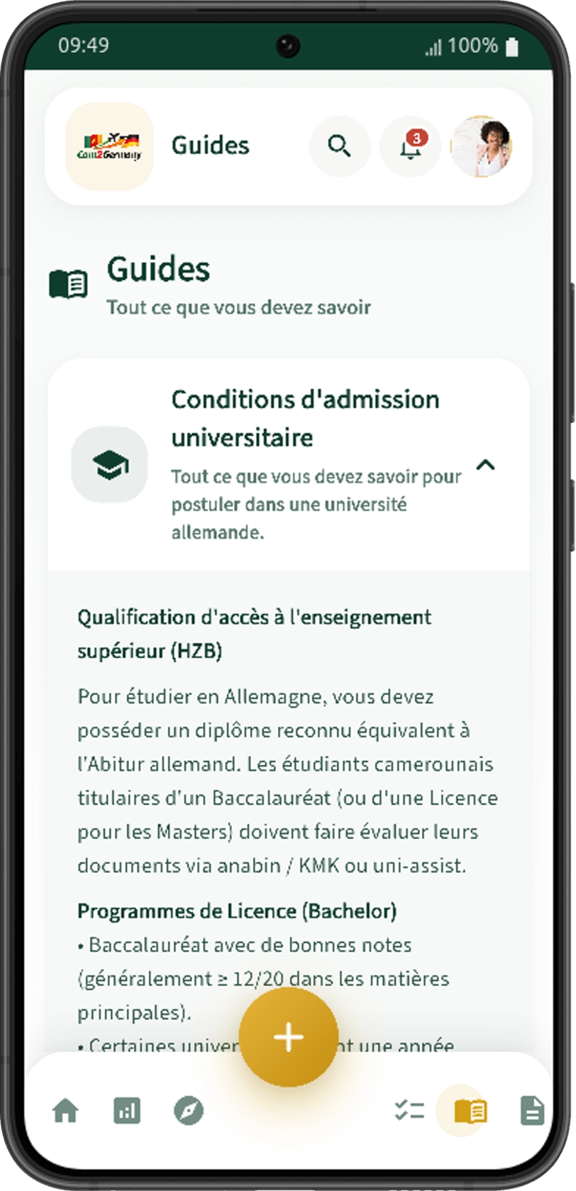 Guides officiels DAAD